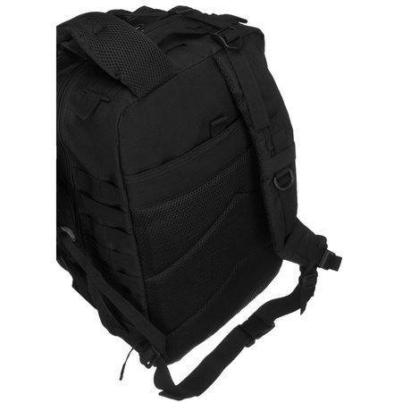 Großer, taktischer Militärrucksack aus Nylon in Schwarz – Peterson