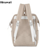 Creme-beiger Rucksack mit Laptopfach und USB-Anschluss – Himawari