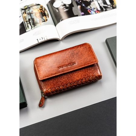 Minimalistische Damen Geldbörse aus Farbverlauf-Leder mit RFID – Peterson