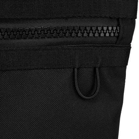 Geräumiger Rucksack-Beutel aus synthetischem Material in Schwarz – Rovicky