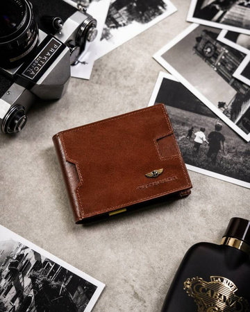 Geschenkset: Herren Geldbörse aus Leder, Etui und Schlüsselanhänger – Peterson