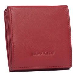 Kleiner praktischer Damen Geldbörse aus echtem Leder – Rovicky