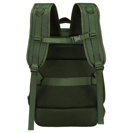 Grüner Reise-Rucksack mit Laptopfach und USB-Anschluss – Peterson