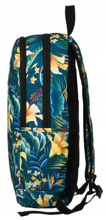 Klassischer Damen Rucksack aus Polyester mit Blumenmuster – Rovicky