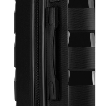 Kofferset in Schwarz aus Polypropylen mit Zahlenschlössern - Peterson