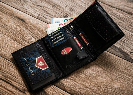 Klassische Herren Geldbörse aus Echtleder – Peterson