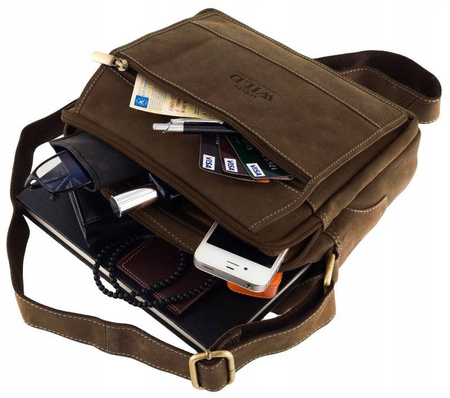 Herren Umhängetasche aus Leder – Always Wild