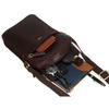 Crossbody Herren Tasche aus glattem Echtleder – Peterson