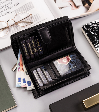 Damen Geldbörse Hochformat aus Echtleder – Peterson