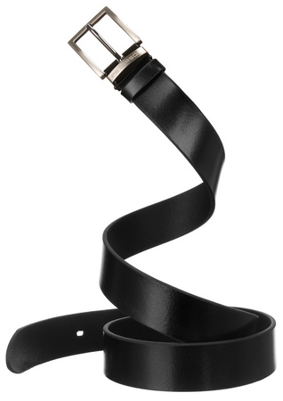 Breiter Herren Ledergürtel mit klassischer Schnalle – Peterson