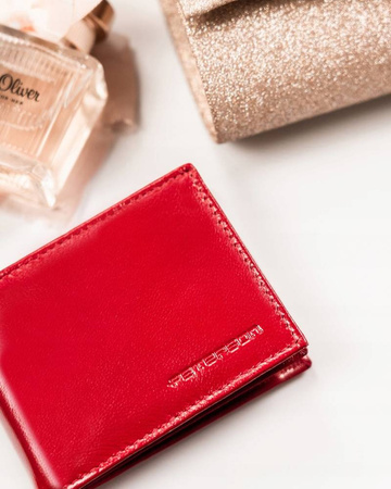 Klassische, kleine Damen Geldbörse aus echtem Leder – Peterson