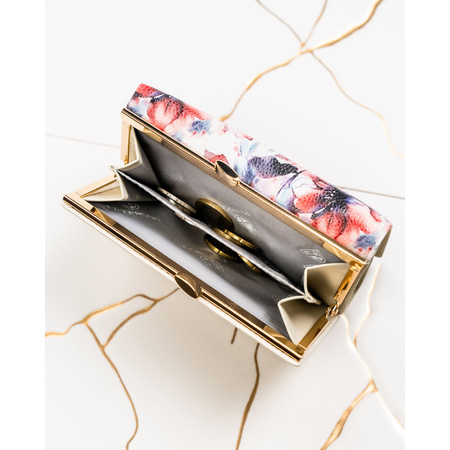 Damen-Geldbörse aus Naturleder und Öko-Leder mit RFID-System – Peterson