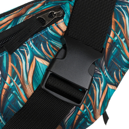 Mehrfarbige Damen Gürteltasche mit Außentasche mit Reißverschluss – Rovicky