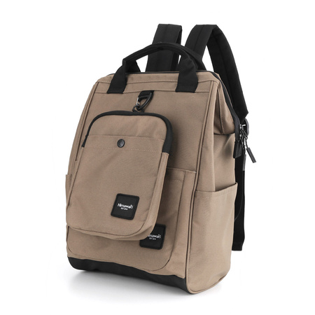 Geräumiger, wasserdichter Damen Rucksack mit Tasche – Himawari