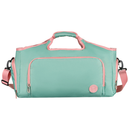 Minz-rosa Wochenend-Reisetasche mit einem Thermofach für Schuhe – Peterson