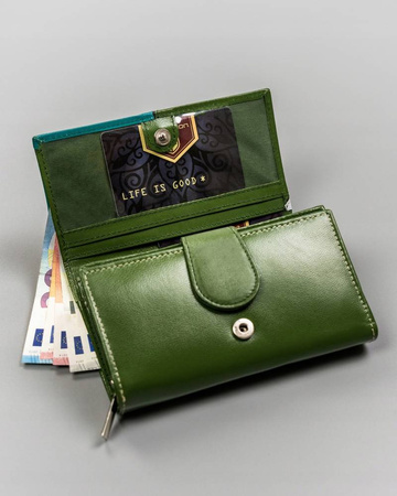 Mittelgroße Damen Geldbörse aus Echtleder – Peterson