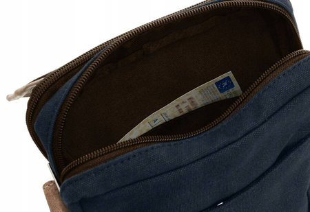 Herren-Umhängetasche aus Leder von Always Wild