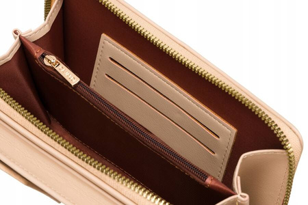 2-in-1 Handtasche-Geldbörse mit langem, abnehmbarem Riemen – 4U Cavaldi