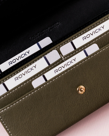 Große Damen Geldbörse mit Umschlagklappe – LuluCastagnette