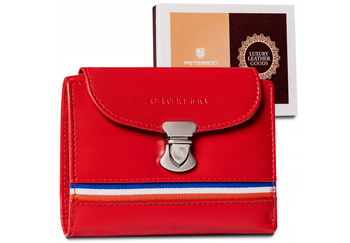 Damen Geldbörse aus Leder mit RFID-Schutz – Peterson