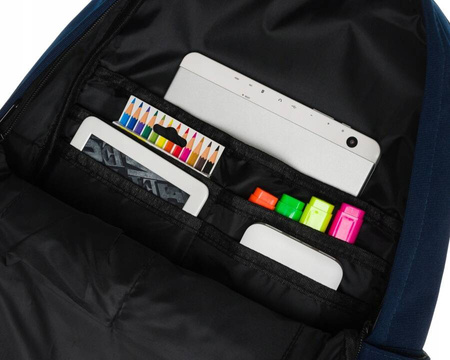 Marineblauer Schulrucksack mit verstellbaren Trägern – Peterson