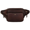Klassische Herren Bauchtasche aus Leder für die Hüfte – Peterson