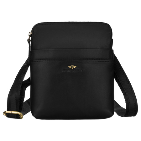 Herren Ledertasche im Vintage-Stil für die Schulter – Peterson