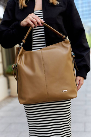 Klassischer Damen Shopper aus Öko-Leder – Rovicky