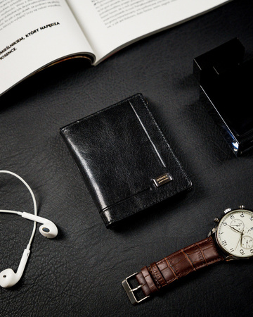 Stilvolle Herren Banknotentasche aus Echtleder – Rovicky