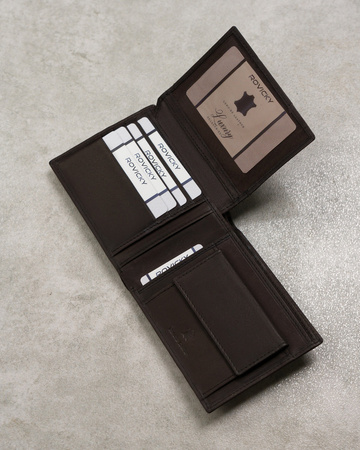 Herren Geldbörse aus Echtleder mit Monogrammprägung – Forever Young