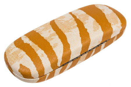 Elegantes Brillenetui mit Zebramuster – 4U Cavaldi