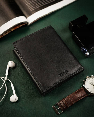 Große Herren Geldbörse aus Leder mit RFID-Schutz – Peterson