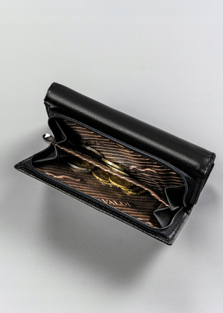 Mittelgroße Damen Geldbörse aus Leder – 4U Cavaldi