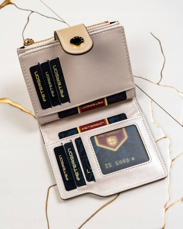 Geräumige Damen Geldbörse aus Öko-Leder – Peterson