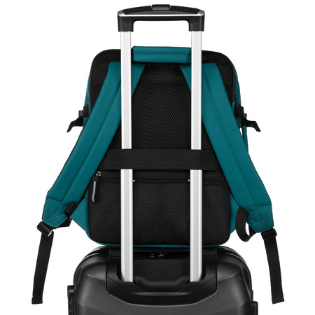 Türkiser Reiserucksack mit verstellbaren Schulterriemen – Peterson