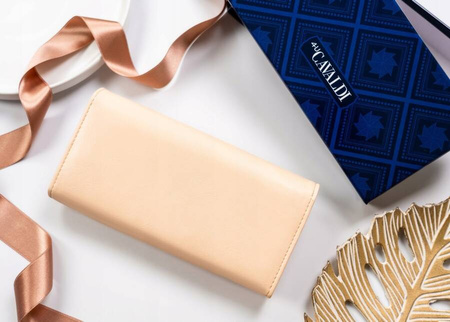 Große Damen Geldbörse Querformat aus Öko-Leder – 4U Cavaldi