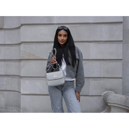 Klassische Damen Umhängetasche aus Öko-Leder – Rovicky