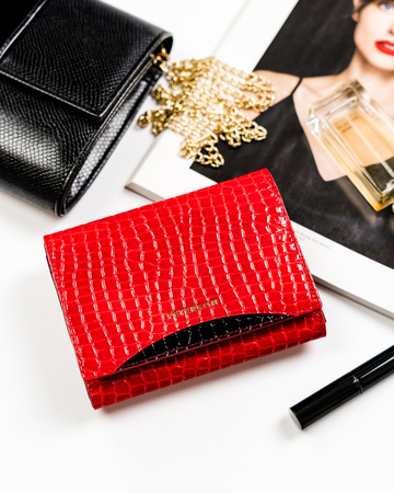 Damen Geldbörse aus Lackleder mit RFID-Schutz – Peterson