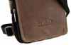 Herren-Schultertasche aus Leder – Always Wild