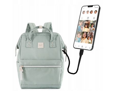 Geräumiger Laptop Rucksack mit USB-Anschluss – Himawari