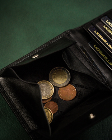 Faltbare Herren Geldbörse aus Echtleder – Peterson