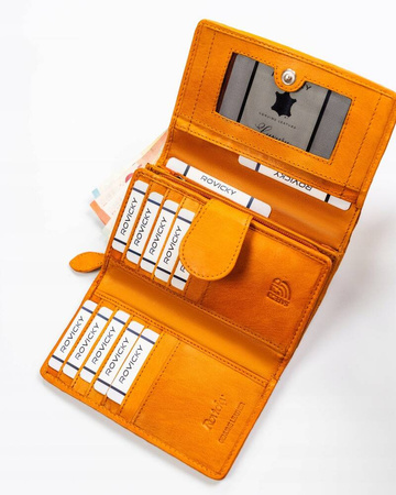 Elegante Damen Geldbörse aus Echtleder – Rovicky