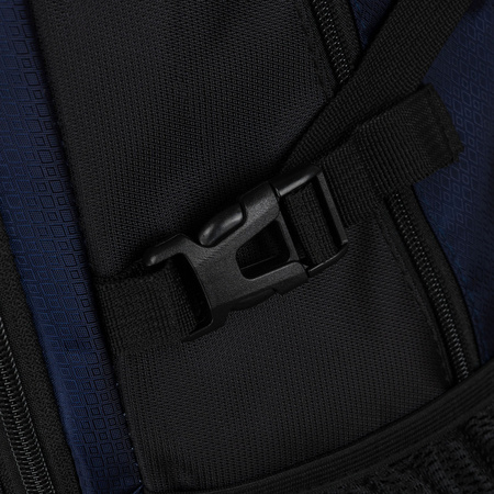 Wanderrucksack aus Polyester in Marineblau-Schwarz – Peterson