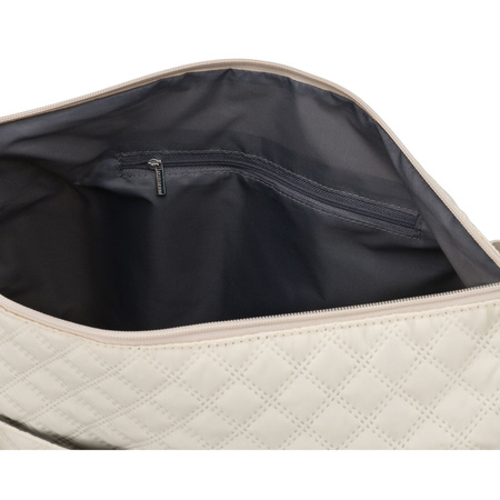 Beige Trainingstasche aus Polyester, mit einem Fach - Peterson