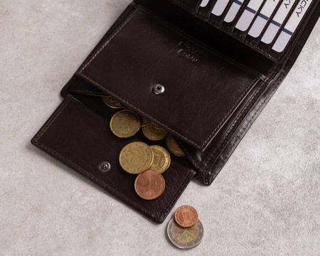 Herren Geldbörse Hochformat aus Echtleder – Rovicky