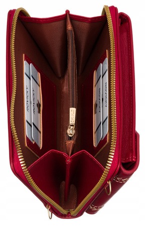 2-in-1 Handtasche-Geldbörse mit langem, abnehmbarem Riemen – 4U Cavaldi