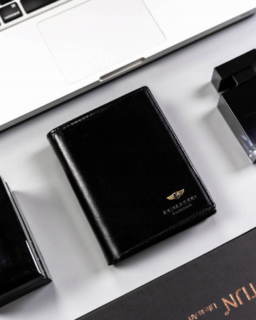 Herren Geldbörse aus Leder ohne Verschluss – Peterson