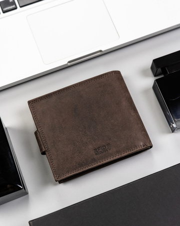 Geschenkset: Herren Geldbörse aus Leder und Schlüsselanhänger – Peterson