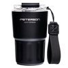 Schwarzer Thermobecher aus Edelstahl mit doppelwandiger Isolierung - Peterson