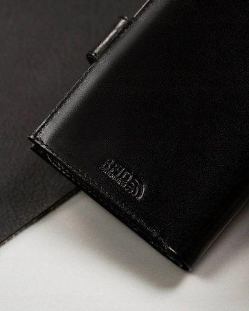 Kleine Herren Geldbörse aus Leder mit Druckknopf – Peterson